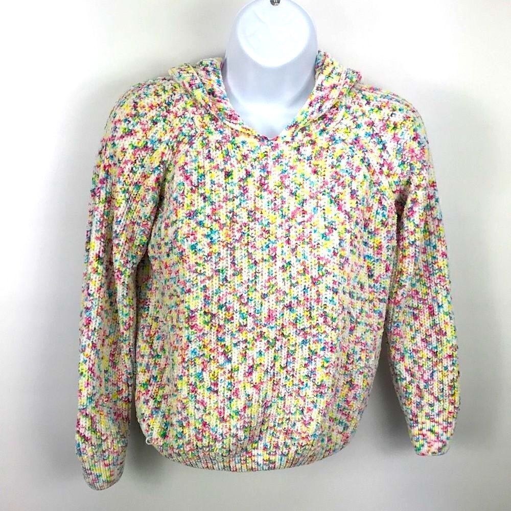 DKNY Youth Chenille Pullover Sweater Size L 14/16